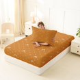 thumbnail image 4 of Manfei Coquette Bow Twin Fitted Sheet,Pink Dreamy Bowtie Bedding,2-Piece,1 Fitted Sheet and 1 Pillowcase, 4 of 6