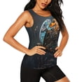 thumbnail image 2 of Womens Workout Tank Tops, Steampunk Mechanical Butterfly Racerback Tank Tops Quick Dry Vest Sleeveless Athletic Yoga Gym, 2 of 7