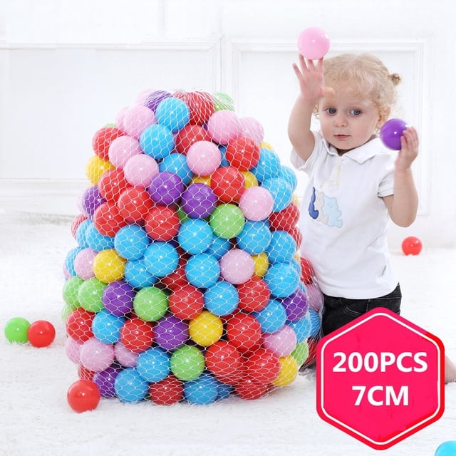 Ocean Balls Eco-Friendly Colorful Ball Pits Funny Baby Kids Swim Soft Toy Water Pool Ocean Wave Balls Outdoor Toys heqiyong LED