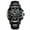 820-black Silver, variant on New Fashion Mens Watches Black Leather Waterproof Luminous Top Brand Luxury Quartz Wristwatch Military Watch Clock