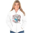 thumbnail image 3 of Grouchy Smurf Angry Cranky Cartoon Zip Up Hoodie Men's Women's Brisco Brands M, 3 of 6