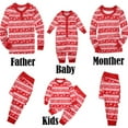 thumbnail image 2 of Babibeauty 2Pcs Christmas Family Matching Pajamas PJS Sets Deer Red Striped Long sleeve Sleepwear Nightwear Outfits sets Gifts, 2 of 8