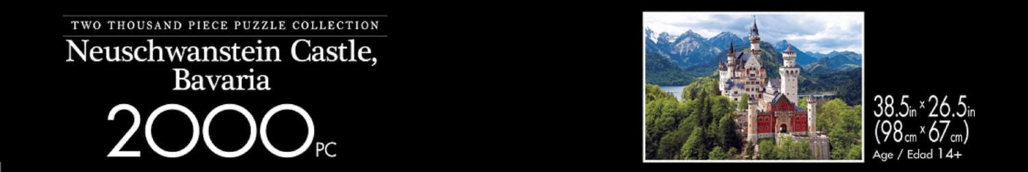 Buffalo Games Le puzzle Neuschwanstein Castle, Bavaria, en 2000 pièces
