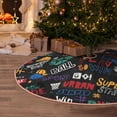 thumbnail image 4 of Salouo Basketball Christmas Tree Skirt 36" Farmhouse Christmas Decorations Snowman Xmas Tree Skirt Tree Mat for Holiday Party Decor, 4 of 8