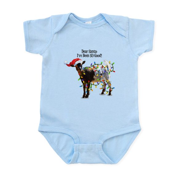 CafePress - Christmas Goat I've Been So Good Body Suit - Baby Light Bodysuit, Size Newborn - 24 Months