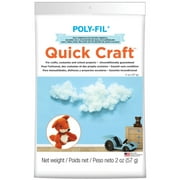 Poly-Fil Quickcraft Fiberfill for Crafts - 2 oz.