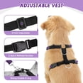 thumbnail image 4 of Arnés de coche para perros Lukovee, ajustable, morado, para perros pequeños, 4 of 8