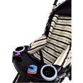 thumbnail image 3 of Carriola Reversible Angelin Baby  IS555-A con juguetero, capota y mosquitero Café, 3 of 5