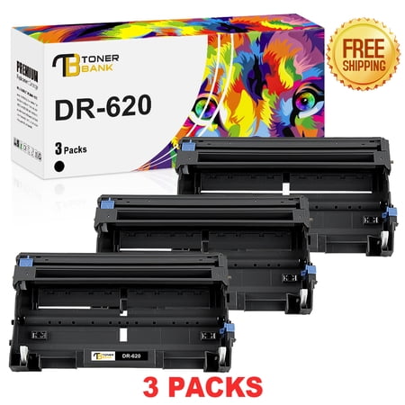 Toner Bank Compatible Drum Unit Replacement for Brother DR-620 DR620 High Yield (Black  3-Pack) price history on PriceWatchPro
