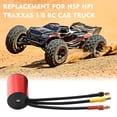 thumbnail image 4 of For S3670 2850KV Brushless Motor Sensorless Waterproof Motor And 120A Brushless ESC XT60 Plug Heat Sink Replacement For HSP HPI Traxxas 1/8 RC Car Truck, 4 of 7