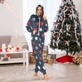 thumbnail image 7 of FORMRS Onesies Pajama for Adults Unisex Hoodie Winter Jumpsuit One Piece Sleepwear, Sizes S-2XL, Red White Stars, 7 of 7