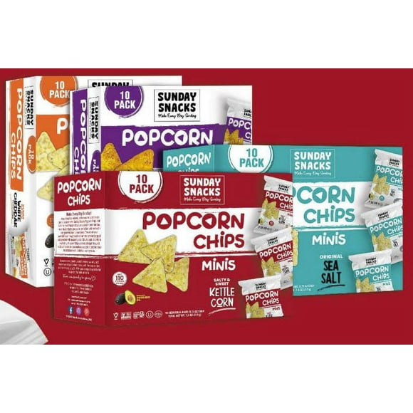 Sunday Snacks FP Popcorn Chips - Kettle Corn, Popcorn Chips