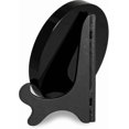 thumbnail image 4 of Black Obsidian Scrying Mirror, Natural Black Obsidian Scrying Mirror For Feng Shui With Stand, Yoga Energy Mirror Interior new Banmo, 4 of 5