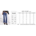 thumbnail image 6 of PRETTYGARDEN Womens Bootcut Denim Jeans Wide Leg Pants | Stretchy, High Waisted Rise, Flare Bell Bottom, Pockets, Trendy Casual, Going Out Outfits, Fall Winter Fashion Clothing, 6 of 9