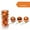 Orange, variant on ESULOMP 24PCS 1.2in Christmas Ball Oranments Pendant, Xmas Christmas Tree Ball Hanging Decoration Bauble Hanging for Holiday Wedding Home Party Ornament Decor