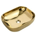 thumbnail image 2 of Golden Vessel Sink | Gold Look Countertop Washbasin | Thena Collection, 2 of 4