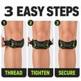 thumbnail image 2 of GADE 2-Pack Knee Strap, Adjustable Knee Brace Tendon Support Band for Running, Jumpers Knee, 2 of 7