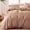 Brown, variant on Sleep Zone Twin/Twin XL Cationic Microfiber Duvet Cover Set, Coral, Soft & Breathable