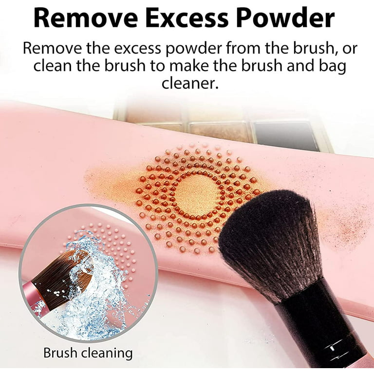 Silicone Makeup Brush Storage Bag Travel Waterproof Dustproof