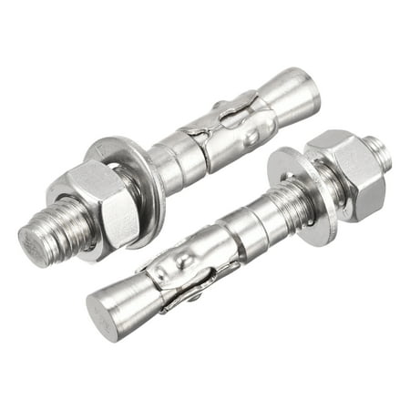 

M12x80mm Expansion Bolt 304 Stainless Steel Polishing 2 Pack