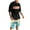 C-Black, variant on GERsome Color Block 2 Piece Outfits for Men Summer Lounge Sets Short Sleeve Crew Neck Tops and Shorts Tracksuits Sets S-4XL