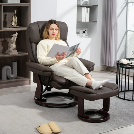 homcom swivel recliner chair with product