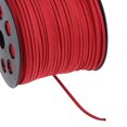 thumbnail image 3 of leather suede cord 3mm flat 90 meters Red, 3 of 6