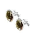 thumbnail image 2 of Coconut Tree Elegant Stainless Steel Cufflinks Set for Men, for Formal Attire, Ideal for Business Meetings and Weddings, 2 of 6
