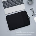 thumbnail image 3 of Funda Para Computadora Portátil, Funda Protectora Para Computadora Portátil De Tela Oxford Con Forro Acolchado Duradero De 13 Pulgadas Para Asa De Transporte Para Computadora, 3 of 7