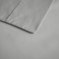 thumbnail image 5 of Beautyrest 400 Thread Count Wrinkle Resistant Cotton Sateen 4 Piece Gray Sheet Set, King, 5 of 8