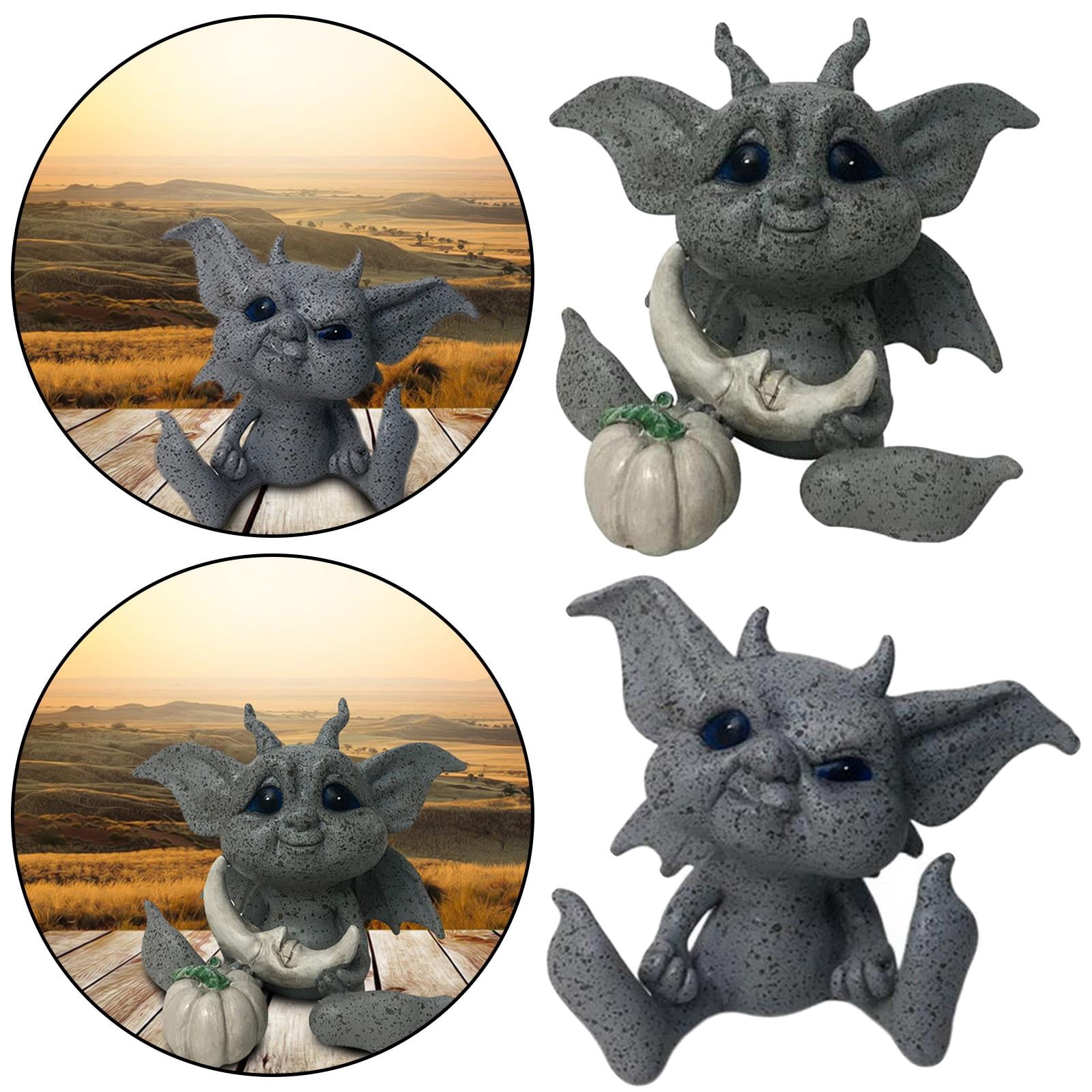 Nishiyuenyi 2x Garden Statue Sculpture Patio Flowerbed Outdoor and hotel deocration crafts