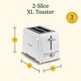 thumbnail image 6 of Core Collection 2-Slice Plastic Toaster (Blanco), 6 of 11