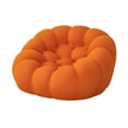 thumbnail image 5 of Gewnee Pumpkin Bean Bag Sofa Chair, Bean Bag Chair with Filler Comfy and Lazy Sofa for Dorm, Apartment, Living Room, 5 of 10