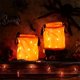 thumbnail image 2 of 2 luces LED Bolsas de dulces de Halloween Bolsas de fiesta de Halloween iluminadas Cubo de regalo de suministros de Halloween para niños reutilizables multiusos (naranja), 2 of 5