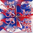 thumbnail image 4 of Independence Day USA Themed Party Paper Glasses Decorations Funny Eyewear Props Patriotic Star Stripe Costume Accessories Holiday Celebration Photo Booth Party Supplies Decor Event Decor, 4 of 6