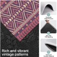 thumbnail image 3 of Brown Ethnic Pattern Kitchen Rugs Sets Of 3,Kitchen Runner Rugs Non Skid Washable,Decorative Kitchen Floor Mats for Kitchen,Sink,Laundry,17"x30"+ 17"x47" + 17"x59", 3 of 6