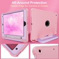 thumbnail image 6 of Kids Shockproof Case for iPad 7/8/9 Gen 10.2", Kickstand, Hand Strap & Pencil Holder, 6 of 9