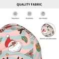 thumbnail image 5 of Pofeuu Groovy Retro Santa Print Beanie Hat for Men and Women Winter Warm Hats Knit Slouchy Thick Skull Cap, 5 of 7