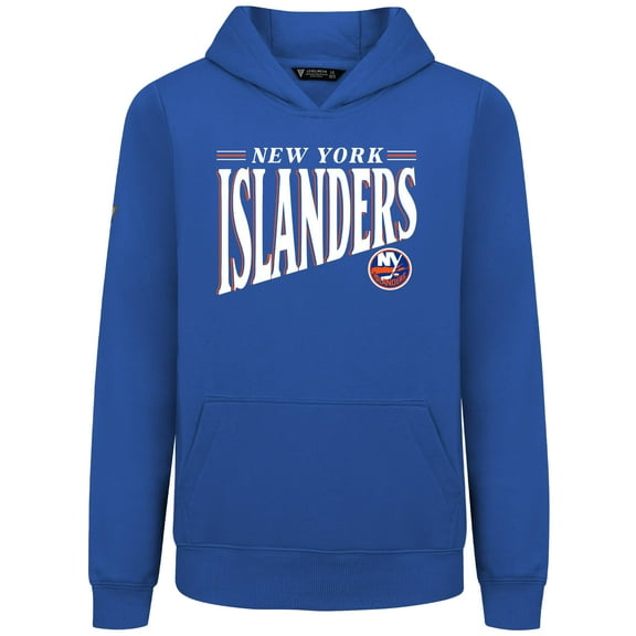 Youth Levelwear  Royal New York Islanders Jr Podium Tally Pullover Hoodie