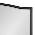 thumbnail image 4 of Kate and Laurel Sedelle Glam Wall Mirror, 18 x 24, Black, Transitional Curvy Mirror for Wall, 4 of 8
