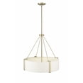 thumbnail image 3 of 28203-MG/WH Millennium Lighting Telfar - 3 Light Pendant-23 Inch Tall and 24 Inch Wide-Modern Gold/White Finish, 3 of 7