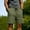 Green, variant on Men's Athletic Performance Shorts Lightweight Elastic Waist Drawstring Shorts with Zipper Pockets