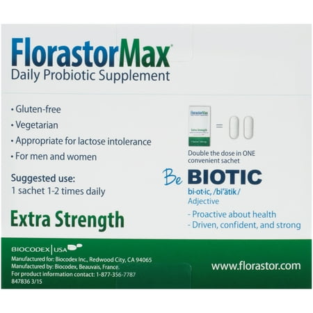Florastor Adults Probiotic supplement, 30 Count