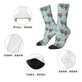 thumbnail image 5 of Honeii Sea Otter Print Adult Socks,Crew Socks,Casual Calf Socks,Daily Wear Socks for Men & Women, Perfect for Sports, Casual and Everyday Use, 5 of 6