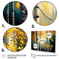 thumbnail image 3 of Designart Into A Golden Birch Forest V Canvas Wall Art, 3 of 5