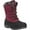 BERRY, variant on Lumi Tall WBX002S Women's Boot: 6 XX-Wide (4E) Grey Lace Up