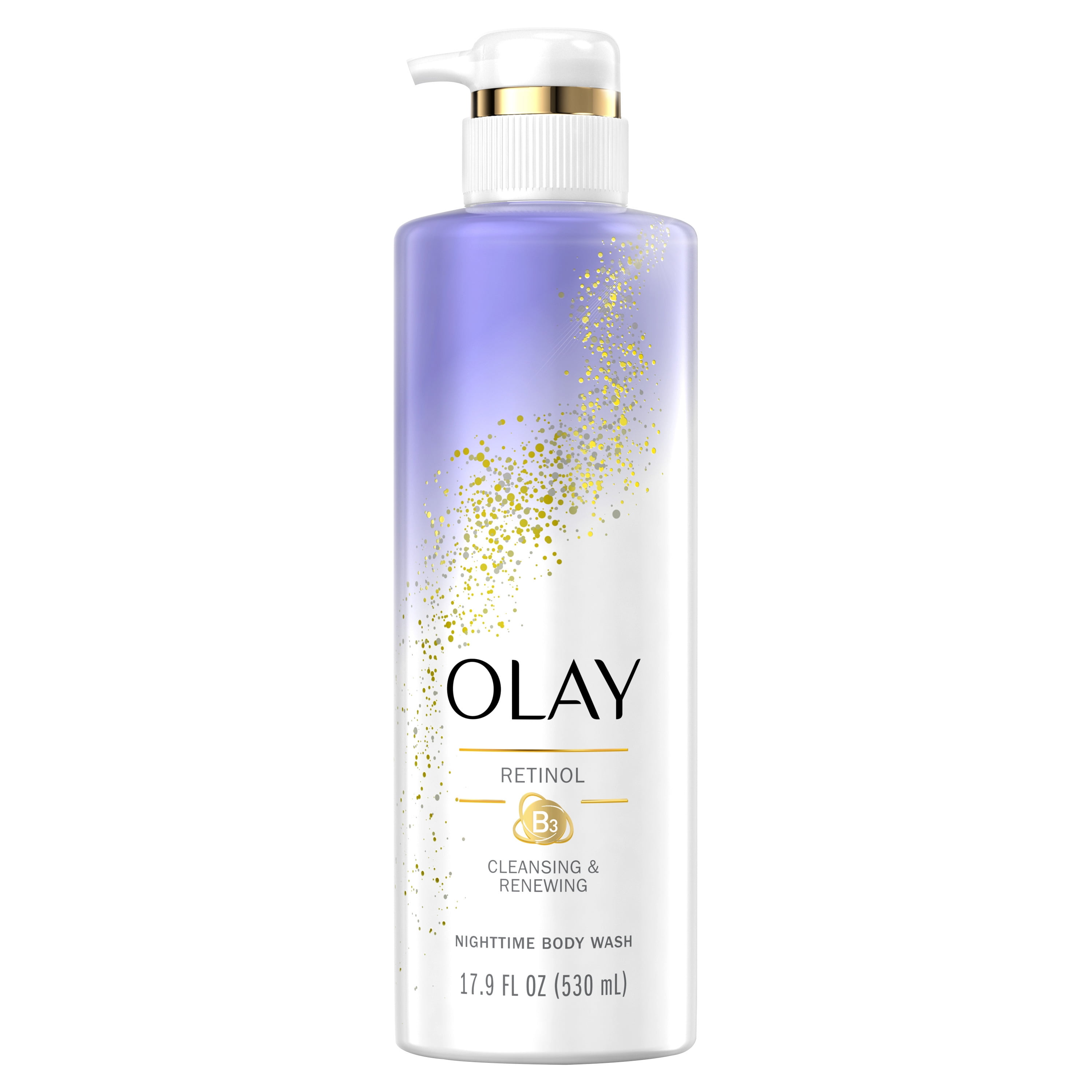 Olay Cleansing & Renewing Nighttime Body Wash, 17.9 fl oz