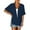 Navy, variant on Womens Solid Shrugs Tops Lightweight Cardigan Fall 2023 Tunic Side Split Cardigans 3/4 Sleeve Shirts Dressy Casual Outwear Navy XXL