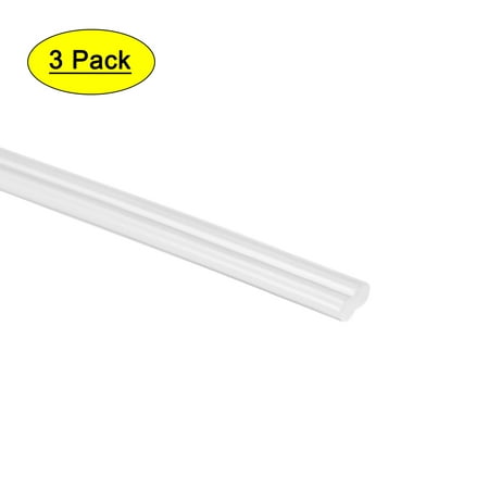 

3.3ft 3/16-inch Plastic Welding Rods PP Welder Rod Clear 3 Pack