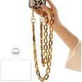 thumbnail image 1 of KOMI Phone Crossbody Chain CellPhone Lanyard,Universal Phone Chain Strap with Tether Patches Compatible with Most Phones, 1 of 5